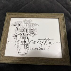 Rustic Brown Framed Wall Art - Perfectly Imperfect